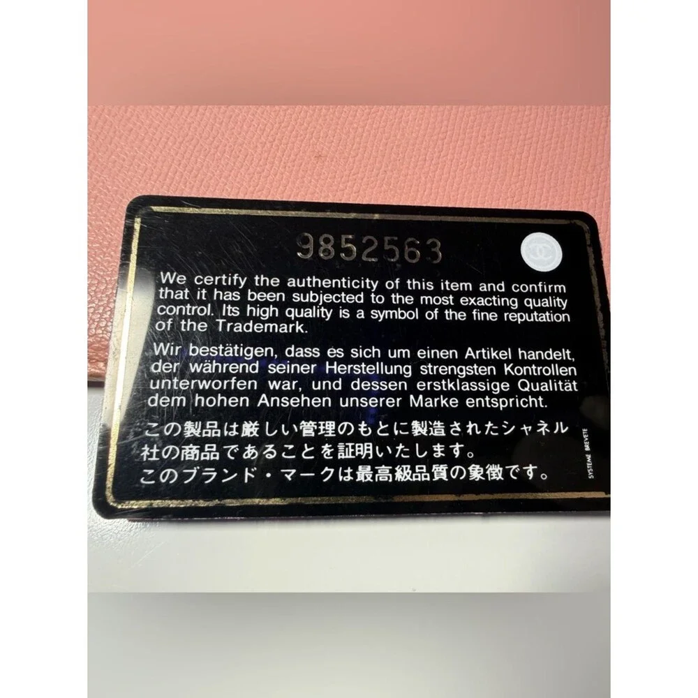PINK CHANEL BIFOLD WALLET
